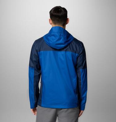 Men's Inner Limits III Jacket, Color: Mountain Blue, Collegiate Navy, image 7