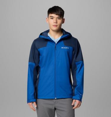 Men's Inner Limits III Jacket, Color: Mountain Blue, Collegiate Navy, image 5