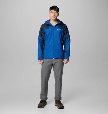 Men's Inner Limits III Jacket, Color: Mountain Blue, Collegiate Navy, image 6