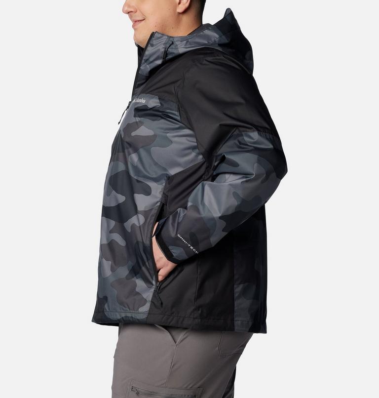 Men's Inner Limits III Waterproof Jacket – Extended Size, Color: Black Mod Camo Print, Black, image 3