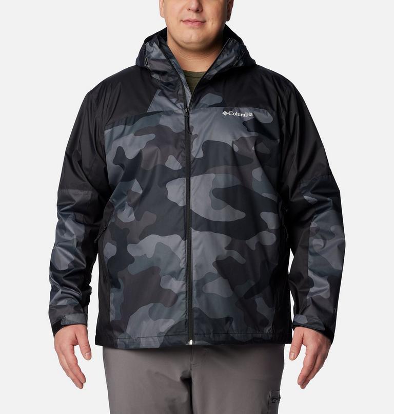 Men's Inner Limits III Waterproof Jacket – Extended Size, Color: Black Mod Camo Print, Black, image 1
