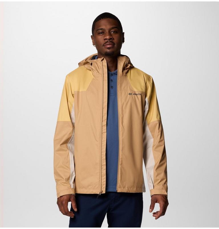 Chaqueta impermeable Inner Limits IV para hombre, Color: Canoe, Sand Dune, Dark Stone, image 6
