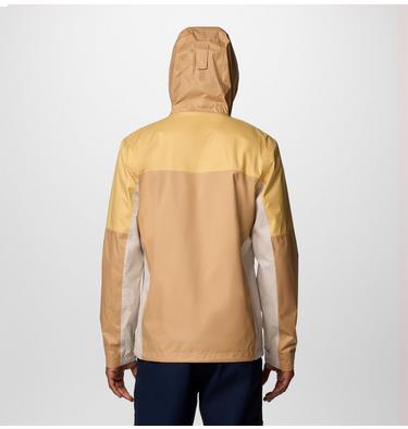 Men's Inner Limits IV Waterproof Jacket, Color: Canoe, Sand Dune, Dark Stone, image 12