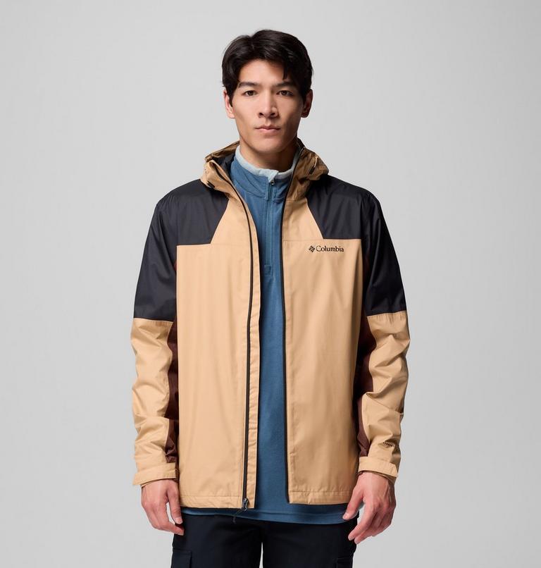Men's Inner Limits IV Waterproof Jacket, Color: Canoe, Black, Tobacco, image 5