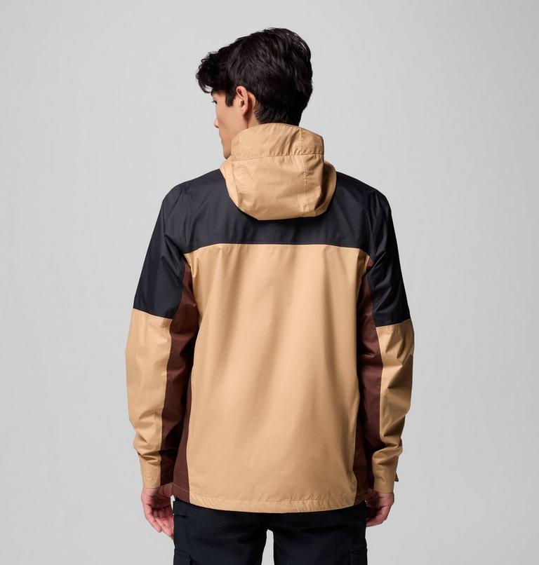 Men's Inner Limits IV Waterproof Jacket, Color: Canoe, Black, Tobacco, image 3