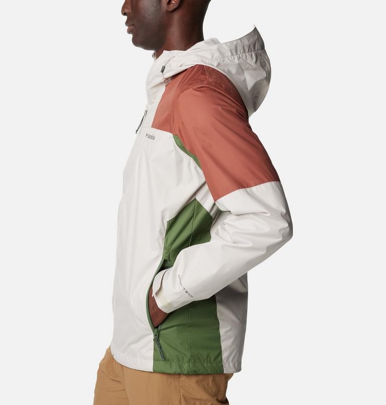 Men's Inner Limits IV Waterproof Jacket, Color: Dark Stone, Auburn, Canteen, image 3