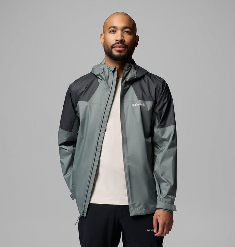 Chaqueta impermeable Inner Limits IV para hombre, Color: Sedona Sage, Shark, image 5