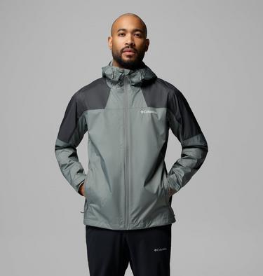 Chaqueta impermeable Inner Limits IV para hombre, Color: Sedona Sage, Shark, image 5