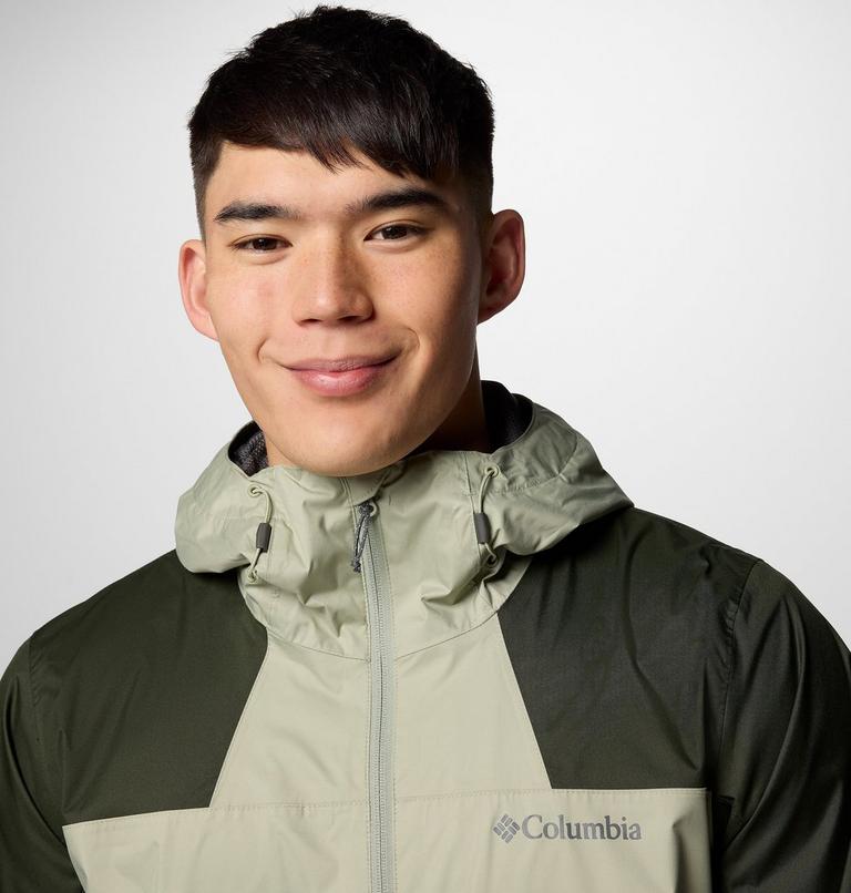 Men's Inner Limits IV Waterproof Jacket, Color: Safari, Greenscape, image 5