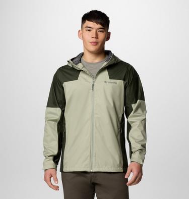 Men's Inner Limits IV Waterproof Jacket, Color: Safari, Greenscape, image 7