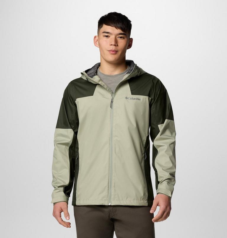 Men's Inner Limits IV Waterproof Jacket, Color: Safari, Greenscape, image 1
