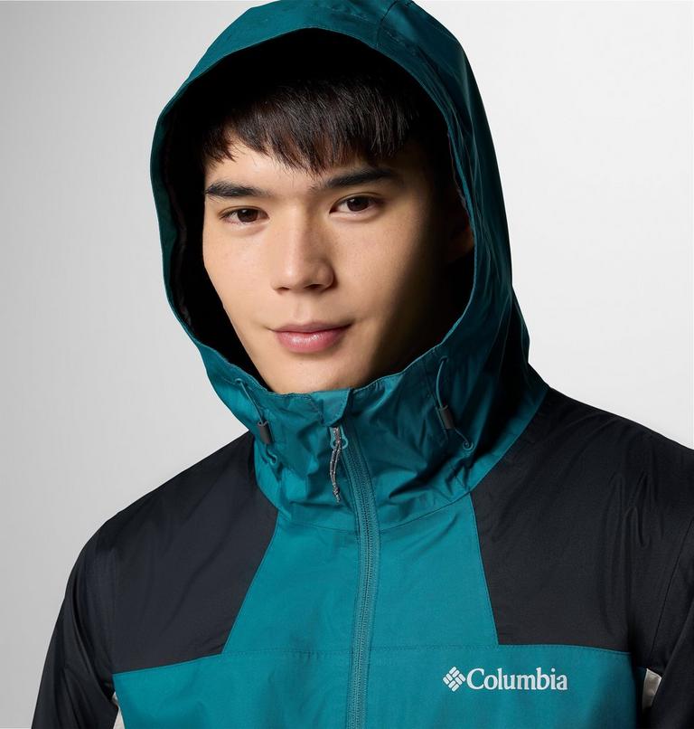 Men's Inner Limits IV Waterproof Jacket, Color: River Blue, Black, Dark Stone, image 4