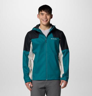 Men's Inner Limits IV Waterproof Jacket, Color: River Blue, Black, Dark Stone, image 1