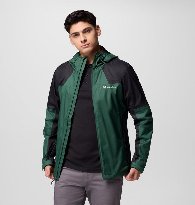Men's Inner Limits IV Waterproof Jacket, Color: Rain Forest, Black, image 5