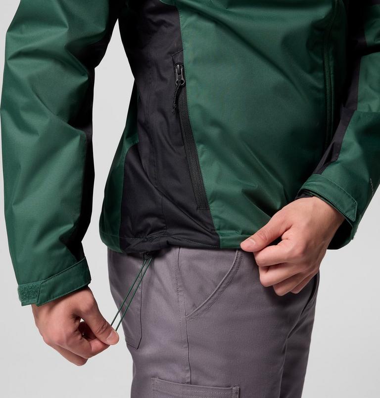 Men's Inner Limits IV Waterproof Jacket, Color: Rain Forest, Black, image 8
