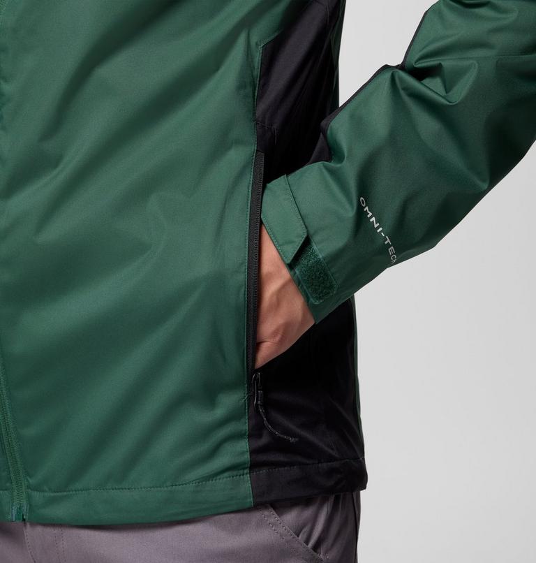 Men's Inner Limits IV Waterproof Jacket, Color: Rain Forest, Black, image 9