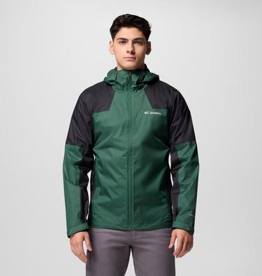 Men's Inner Limits IV Waterproof Jacket, Color: Rain Forest, Black, image 1