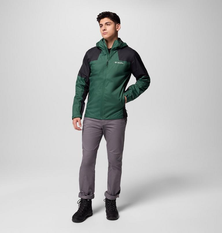 Men's Inner Limits IV Waterproof Jacket, Color: Rain Forest, Black, image 2