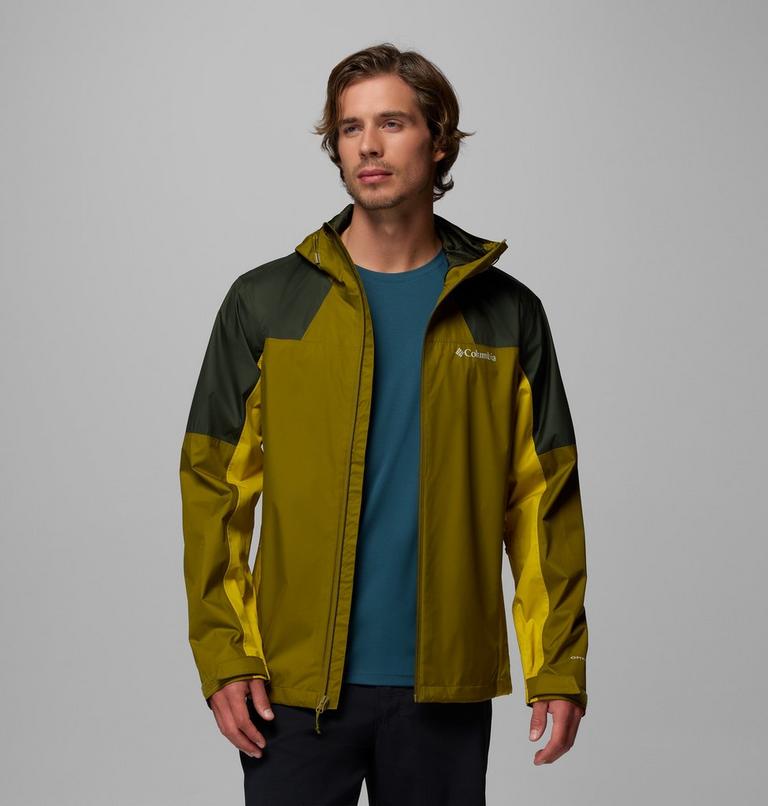 Men's Inner Limits IV Waterproof Jacket, Color: Mossy Green, Greenscape, Antique Moss, image 5