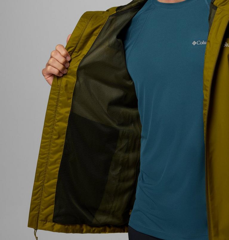 Men's Inner Limits IV Waterproof Jacket, Color: Mossy Green, Greenscape, Antique Moss, image 6