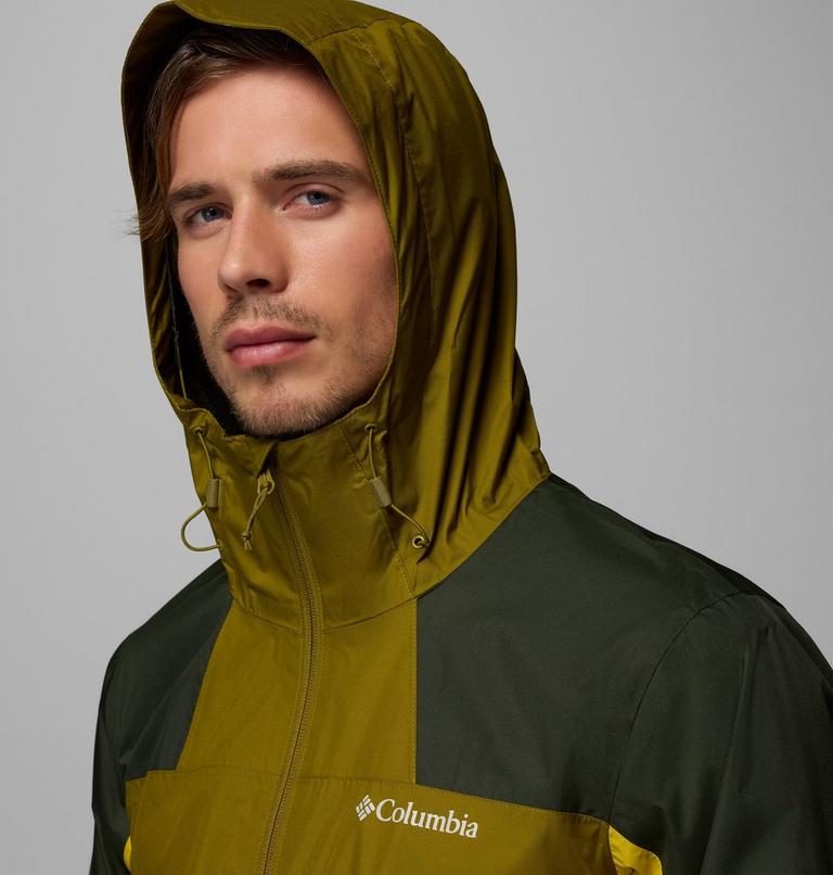 Men's Inner Limits IV Waterproof Jacket, Color: Mossy Green, Greenscape, Antique Moss, image 8