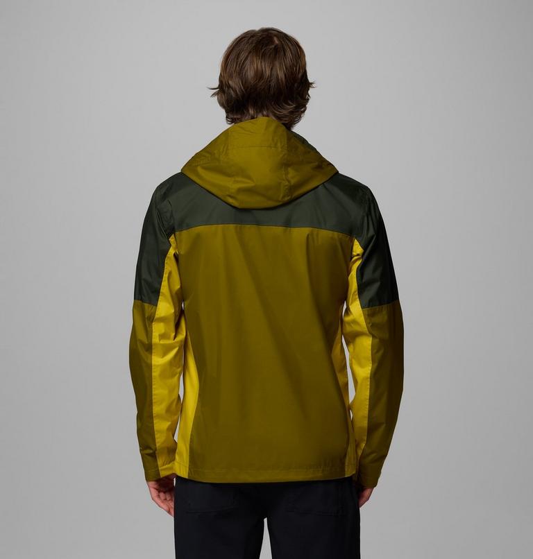 Men's Inner Limits IV Waterproof Jacket, Color: Mossy Green, Greenscape, Antique Moss, image 3