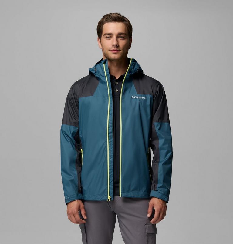 Men's Inner Limits IV Waterproof Jacket, Color: Everblue, Shark, image 5