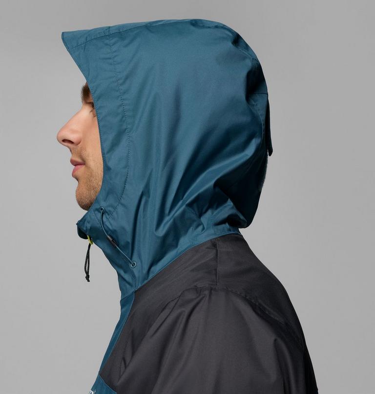 Men's Inner Limits IV Waterproof Jacket, Color: Everblue, Shark, image 8