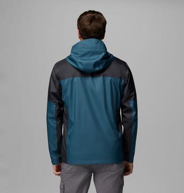 Men's Inner Limits IV Waterproof Jacket, Color: Everblue, Shark, image 3