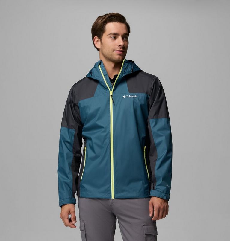 Men's Inner Limits IV Waterproof Jacket, Color: Everblue, Shark, image 1