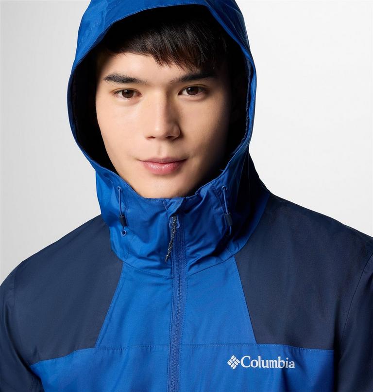 Men's Inner Limits IV Waterproof Jacket, Color: Mountain Blue, Collegiate Navy, image 5