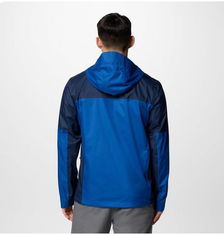 Men's Inner Limits IV Waterproof Jacket, Color: Mountain Blue, Collegiate Navy, image 3