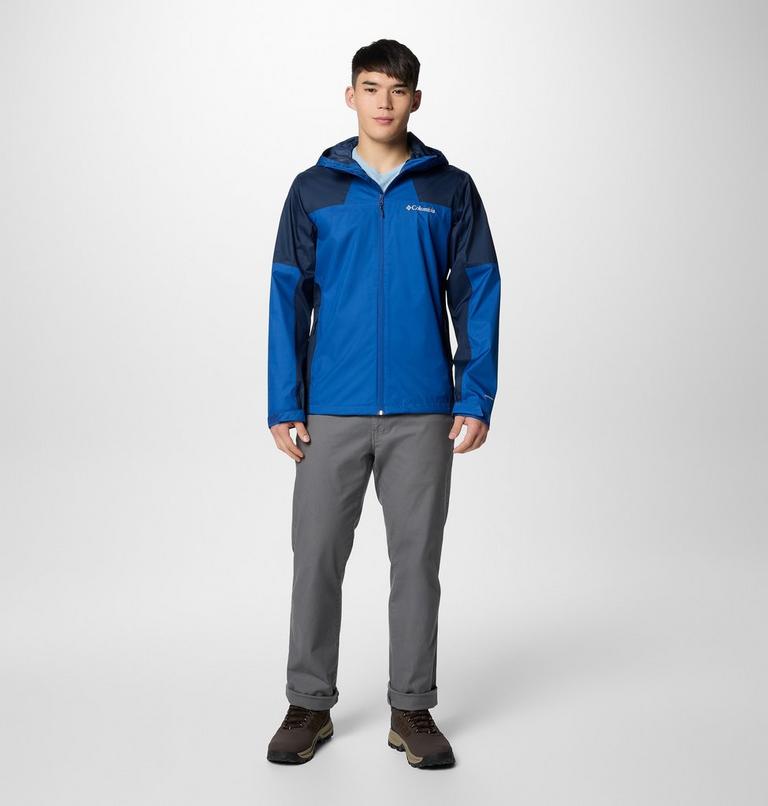 Men's Inner Limits IV Waterproof Jacket, Color: Mountain Blue, Collegiate Navy, image 2