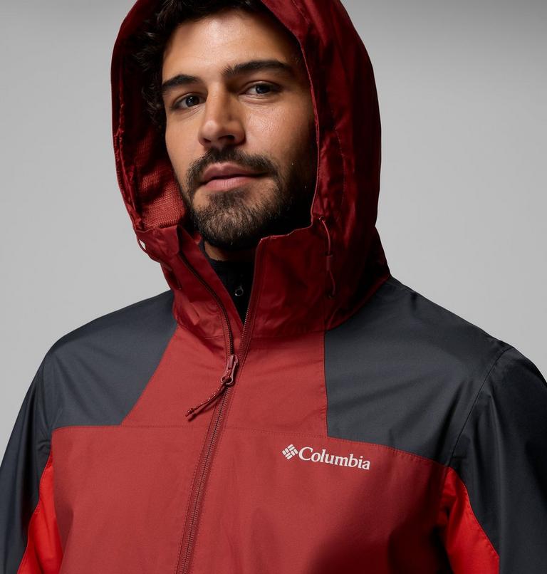 Chaqueta impermeable Inner Limits IV para hombre, Color: Red Oxide, Shark, Super Sonic, image 7