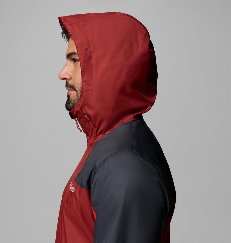 Chaqueta impermeable Inner Limits IV para hombre, Color: Red Oxide, Shark, Super Sonic, image 8