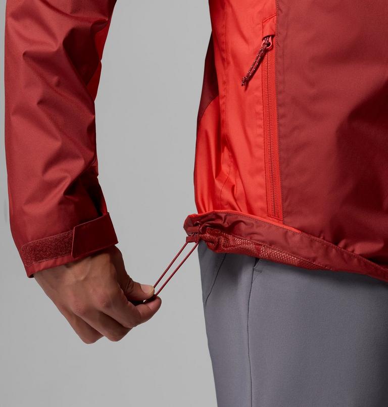 Chaqueta impermeable Inner Limits IV para hombre, Color: Red Oxide, Shark, Super Sonic, image 9