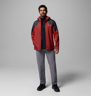 Chaqueta impermeable Inner Limits IV para hombre, Color: Red Oxide, Shark, Super Sonic, image 2