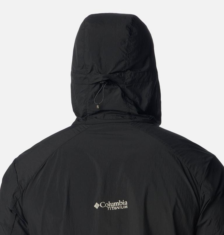 Men's Loop Trail II Packable Windbreaker, Color: Black, image 6