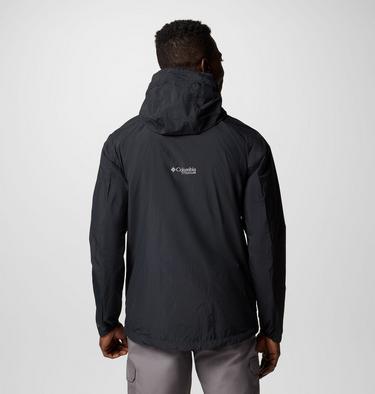 Men's Loop Trail II Packable Windbreaker, Color: Black, image 3