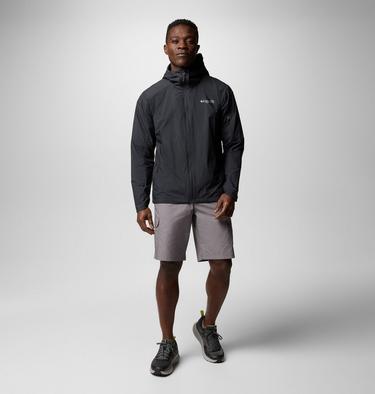 Men's Loop Trail II Packable Windbreaker, Color: Black, image 4