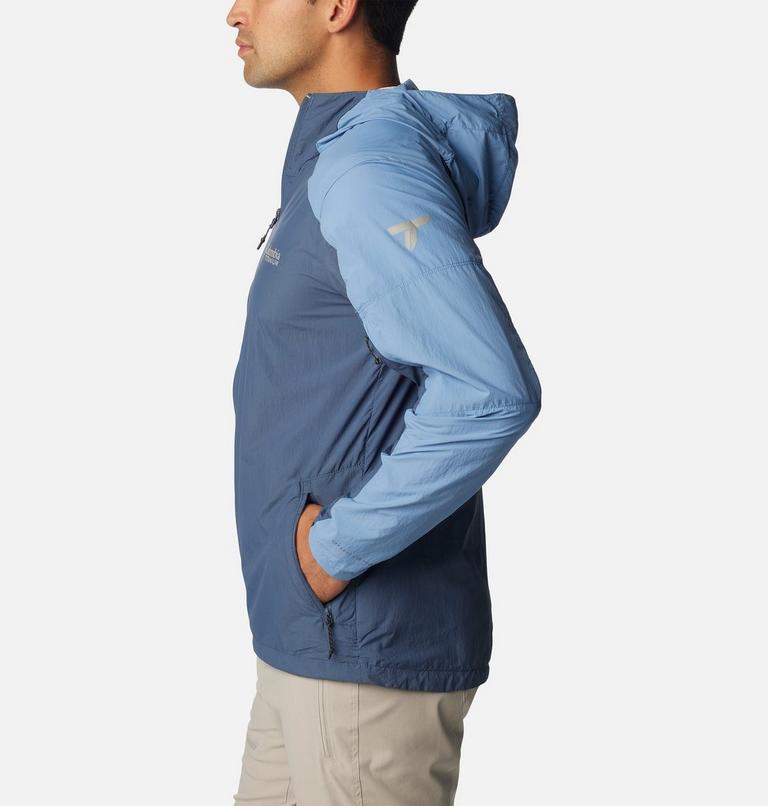 Men's Loop Trail II Packable Windbreaker, Color: Dark Mountain, Skyler, image 3