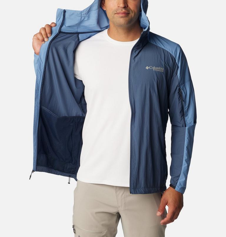 Men's Loop Trail II Packable Windbreaker, Color: Dark Mountain, Skyler, image 5