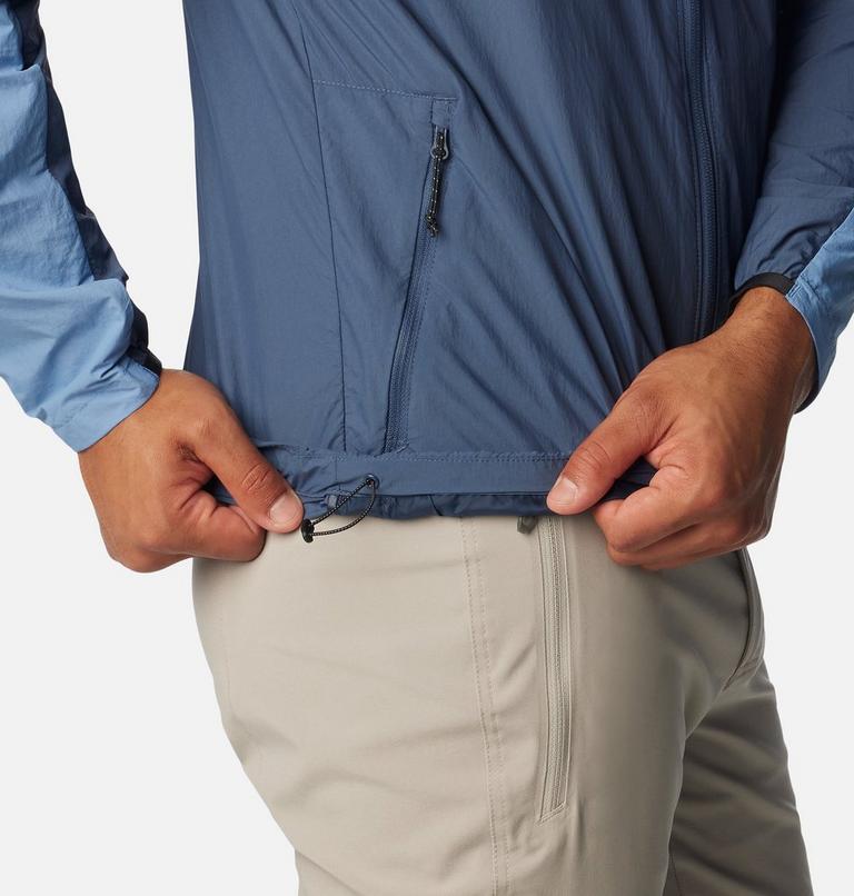 Men's Loop Trail II Packable Windbreaker, Color: Dark Mountain, Skyler, image 7