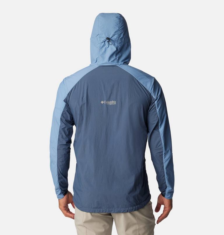 Men's Loop Trail II Packable Windbreaker, Color: Dark Mountain, Skyler, image 2