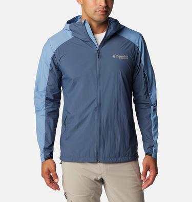 Men's Loop Trail II Packable Windbreaker, Color: Dark Mountain, Skyler, image 5