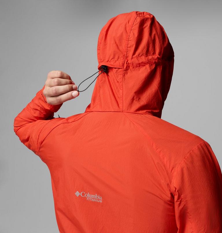 Men's Loop Trail II Packable Windbreaker, Color: Super Sonic, image 8