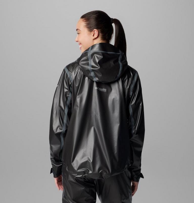 Women's Wyldwood Waterproof Hiking Shell, Color: Black, image 3