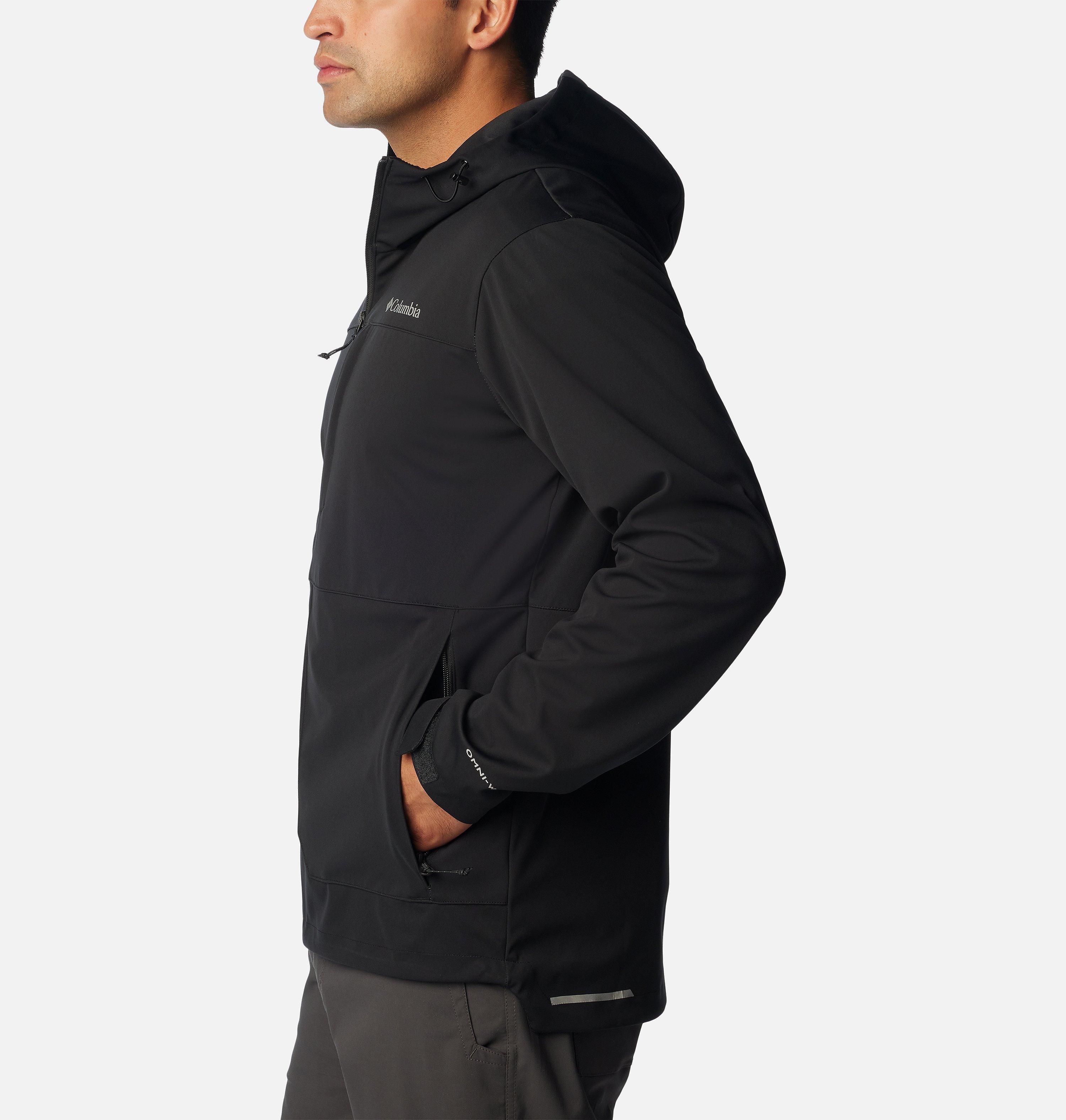 Men's Black Mesa Hooded Softshell Jacket 3