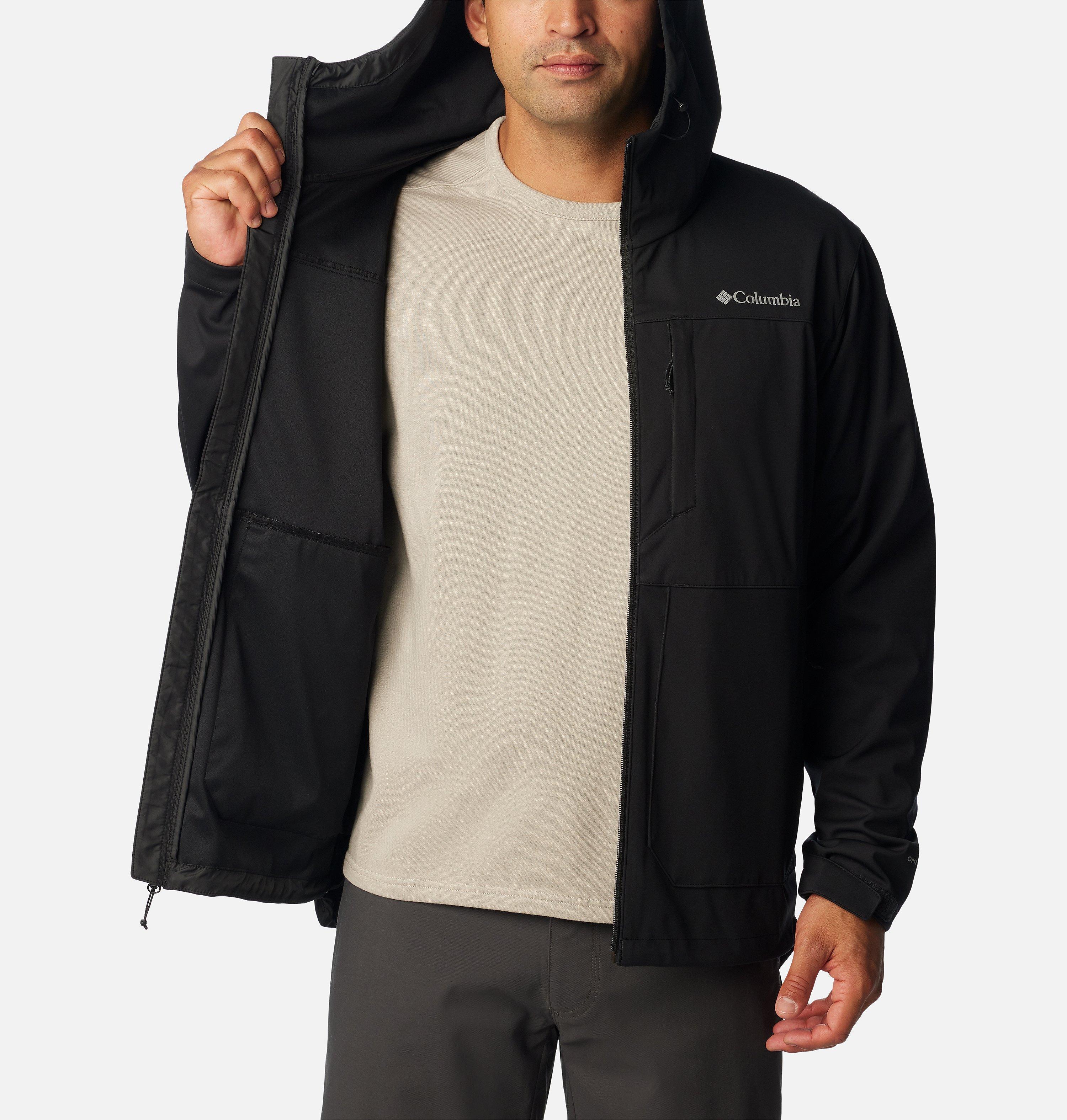 Men's Black Mesa Hooded Softshell Jacket 5