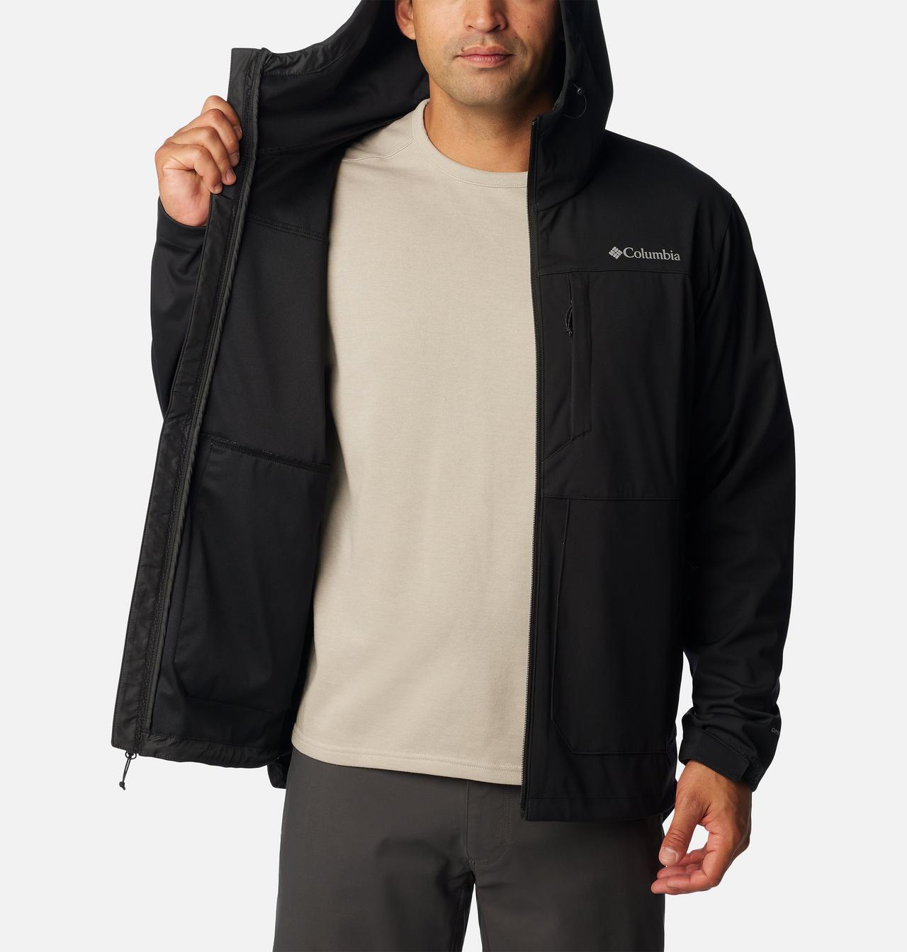 Men's Black Mesa™ Hooded Softshell Jacket 5